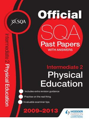 cover image of SQA Past Papers 2013 Intermediate 2 Physical Education